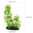 thumbnail image 2 of Unique Bargains 1 Pcs Aquarium Plants Tree Decorations Fish Tank Aquatic Plant Light Green 6.3", 2 of 6