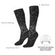 thumbnail image 4 of Balery Black And White Dotted Calcetines novedosos Calcetines deportivos Calcetines hasta la rodilla Calcetines de algodón Calcetines originales y geniales, 4 of 6