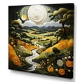 thumbnail image 2 of Designart "Countryside Reverie Painting X" Landscapes Wall Art Print, 2 of 5