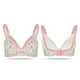 thumbnail image 2 of Brasier de Encaje Floral para Lactancia Materna Brasier de Lactancia de Algodón Frontal Abierto Suave Multicolor Ropa para Mujeres Embarazadas(40/90-Rosa) Ecomeon no, 2 of 4