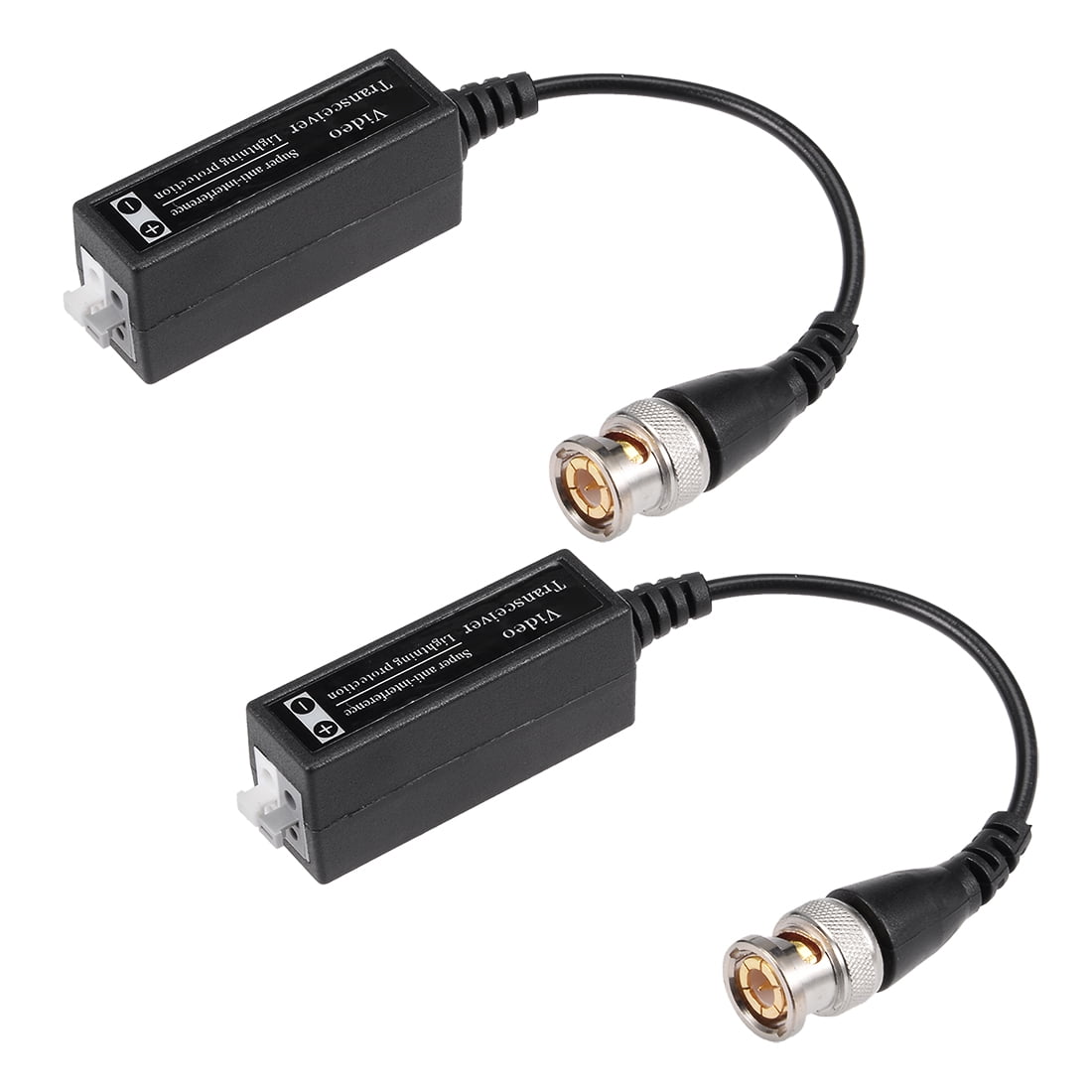 2pcs Split Joint CCTV Camera BNC Passive Video Balun Transceiver