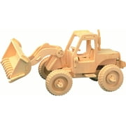 DGL Group Little Architect Large 3D Wood Bulldozer Puzzle