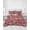 Burgundy, White, Red, variant on Quilts Twin Size, Botanical Rose Bud Soft Comforter Bedding Set for Bed, Vintage Tan Brown Floral Leaves Farmhouse Lightweight Quilted Bedspread with Pillow Cover(2 Pieces) for All Season, 68x86 Inch