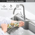 thumbnail image 7 of Coolnut Wood Basket with Watercolor Orange Pumpkins 2PCS Kitchen Faucet Mat Bathroom Faucet Mat Sink Microfiber Cloth Faucet Splash Catcher Faucet Mat Dish Drying Mat Sink Mat for Kitchen Sink 30x5in, 7 of 7