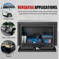 thumbnail image 6 of 30in Heavy Duty Aluminum Truck Toolbox w/Lock, Waterproof, Matte Black, 6 of 8
