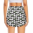 thumbnail image 4 of Uemuo Panda Bear Pattern Women's Athletic Shorts High Waisted Running Shorts with Liner Pockets Gym Elastic Workout Shorts-X-Large, 4 of 9