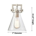 thumbnail image 3 of Innovations Lighting - Newton Cone - 3 Light Bath Vanity In Industrial Style-12, 3 of 5