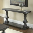 thumbnail image 2 of Dory Console Table in Ebony with Plank topped detail, 2 of 4