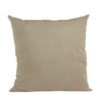Brown Solid Shiny Velvet Luxury Throw Pillow - 22 x 22 in.
