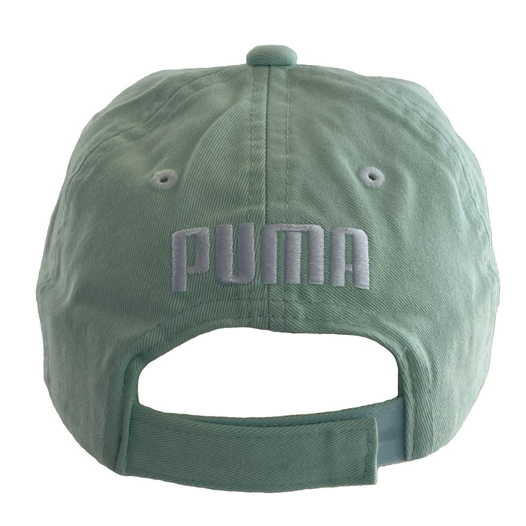 Light Youth Color Brim Puma Hat Cap Cotton Fit Girls Baseball 100% Blue Curved Relaxed Adjustable Size