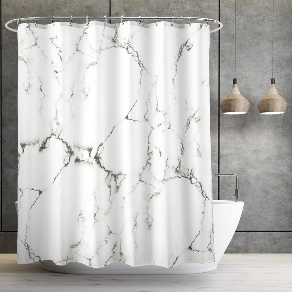 Riyidecor Marble Shower Curtain for Bathroom Art Decor 72Wx72H Inch Ab –  riyidecor