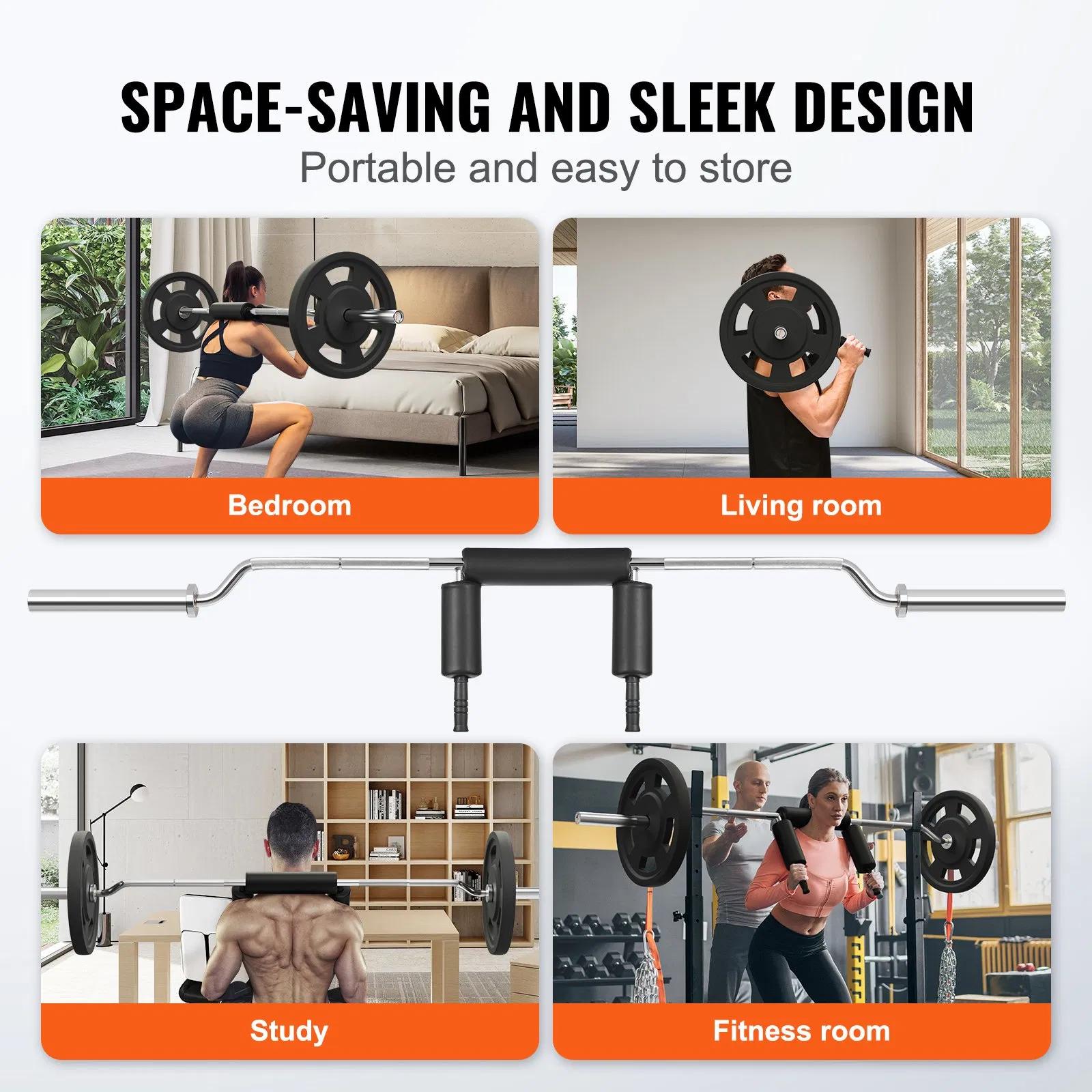 Safety Squat Bar, 700 LBS Fitness Squat Bar, 28mm Diameter Weight Bar Ideal for Front Squats, Lunges, Rehab