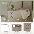 thumbnail image 4 of Organizador de Baño Parker Baby Grande Libre de BPA con Asa y Compartimentos, 4 of 6