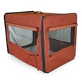 thumbnail image 2 of Go Pet Club 32" Brown Soft Dog Crate, 2 of 5