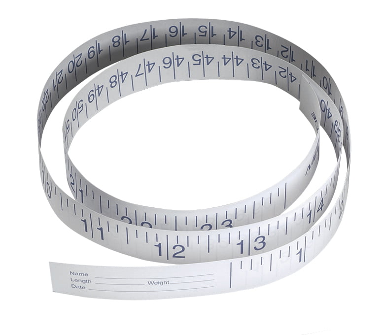 FixtureDisplays 50 Paper Tape Measure Disposable Infant Head Ruler Physical Team Sports Measure 15053-100PK-NF NO 