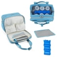 thumbnail image 1 of Bolsa de transporte GEMIU Hieler para leche materna 28 x 21 x 20 cm, color azul, 1 of 5