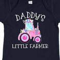 thumbnail image 4 of Inktastic Daddy's Little Farmer Pink Tractor and Flowers Boys or Girls Baby Bodysuit, 4 of 5