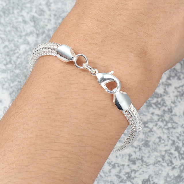 KAKOWELY Ajustable Platinada De De Hueso En Cobre Y Para Mujer