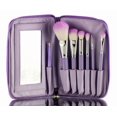 thumbnail image 1 of Juego de cepillos cosméticos Abib Crown Brush Purple HD, 7 piezas con espejo, 1 of 1