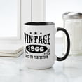 thumbnail image 4 of CafePress - Vintage 1966 Large Mug - 15 oz Ceramic Large White Novelty Mug, 4 of 4