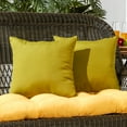 thumbnail image 4 of Greendale Home Fashions 17'' x 17'' Reversible Outdoor Throw Pillow, Set of 2, Kiwi, 4 of 6