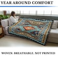thumbnail image 3 of Pure Country Weavers Painted Hills Blanket Sky Tapestry Throw Woven from Cotton - Made in The USA (72x54), 3 of 7