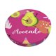 thumbnail image 1 of Disketp Pink Green Avocado Funda Redonda para Taburete, Funda de Cojín para Silla de Bar Suave y Elástica-12 inch, 1 of 7