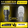 thumbnail image 2 of AUXITO Upgraded 912 921 LED Bulb Reverse Lights, Backup Light Bulbs for Car, 500% Higher Brightness 6000K White, Mini Size Non-polarity Canbus Error Free T15 906 W16W Bulb, Pack of 2, 2 of 7