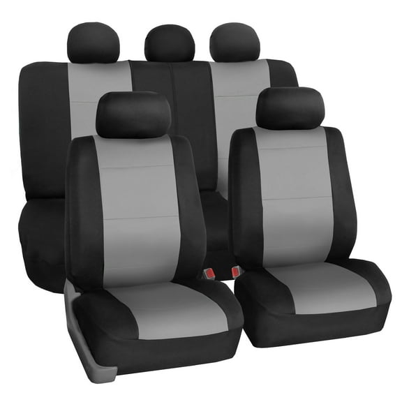 FH Group Neoprene Universal Car Seat Covers Fit For Car Truck SUV Van - Full Set
