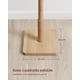 thumbnail image 4 of VASAGLE Perchero de Madera Maciza, Organizador de Ropa de Pie, con 8 Ganchos, para Pasillo, Entrada, Beige Natural, 4 of 5