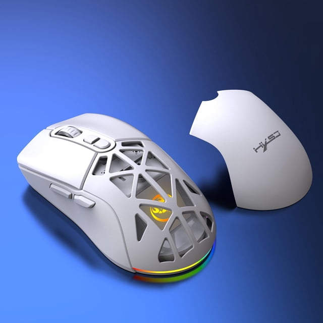 Ratón inalámbrico de modo , ratón de viaje, DPI ajustable con cable tipo C, portátil recargable ergonómico para computadora PC