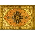 thumbnail image 1 of Ahgly Company Machine Washable Indoor Rectangle Persian Yellow Traditional Area Rugs, 3' x 5', 1 of 4