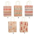 thumbnail image 2 of Yuarrent Bolsa de papel portátil de Navidad, 10 piezas, almacenamiento de recuerdo de fiesta, comida, postre, varios regalos de vacaciones, Kits de decoración para fiestas tipo 5, 2 of 6