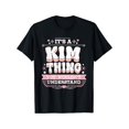 thumbnail image 1 of "It's a Kim Thing You Wouldn't Understand" Cotton T-Shirt - Round Neck, Casual Printed Design, Machine Washable, Casual Sporty Tee, Summer Gifts, 1 of 6
