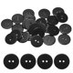 thumbnail image 1 of Botones de Concha Natural Uxcell [25pcs] - Botones de Costura de Madre de Perla de 20mm 2 Agujeros para Costura de Camisas y Decoración de Manualidades DIY - [Negro], 1 of 6