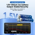 thumbnail image 2 of Palogreen 4 Pack Rechargeable AA Batteries USB 3600mWh 1.5V Lithium High Capacity AA Batteries with Battery Case, 2 of 9