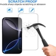 thumbnail image 6 of Screen Cover for Apple iPhone 16 Pro Max (6.9") Anti-Fingerprint Tempered Glass Screen Protector 9H Hardness, HD, Bubble-Free - Clear, 6 of 7