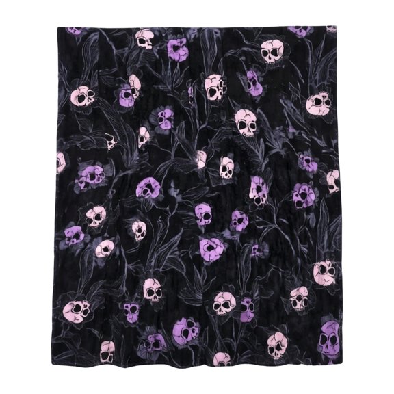 Cozy Halloween Flannel Throw Blanket Soft Warm Fleece Cuddle For Couch Bed Sofa Season
