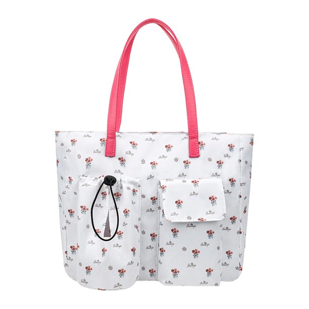 Bolso tote ligero tipo maletín para mujer, ideal para vacaciones, trabajo, gimnasio, oficina y desplazamientos. Flor
