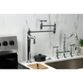 thumbnail image 3 of Kingston Brass KS3701BAL Heirloom Deck Mount Pot Filler Faucet, Polished Chrome, 3 of 8