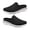 Black 42, variant on Unisex Mesh Mules Open Back Slip-on Shoes Breathable Shock Cushioning Closed Toe Slides for Walking Dog Office Nurse Work
