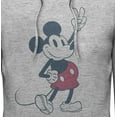 thumbnail image 2 of Men's Mickey & Friends Plaid Pants Retro  Pull Over Hoodie Athletic Heather Medium, 2 of 4