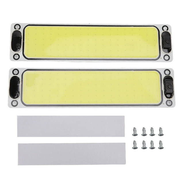 2 uds luz de lectura interior del coche Jadeshay 108COBs 32W 600lm 6000K Panel LED IP54