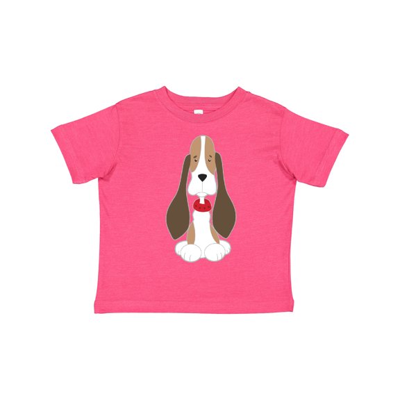 Inktastic Basset Hound with Floppy Ears Boys or Girls Toddler T-Shirt