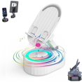 thumbnail image 4 of Wireless Induction Audio Bluetooth Speaker 5in1 Phone Holder Emergency Rechargeable (3000mAh) with Colorful Ambient Light 300° Foldable,Cellphone Stand with Bluetooth Speaker with Non-slip Base, 4 of 9