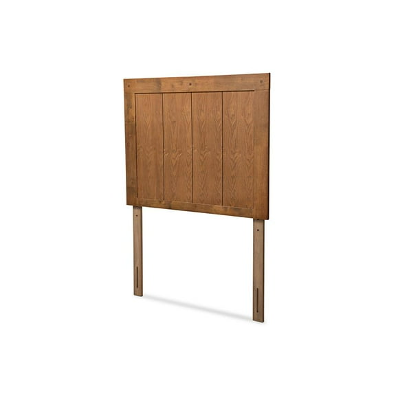Baxton Studio Patwin Modern and Contemporary Transitional Ash Walnut Finished Wood Twin Size Headboard