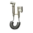 thumbnail image 1 of CaiYueKe Toilet Sprayer Bidet Attachment High Pressure Handheld Stainless Steel Brass Hose Bathroom Cleaner for Toilet Bowl Floor Pet Washing Adjustable Water Saving DIY Easy Install, 1 of 3