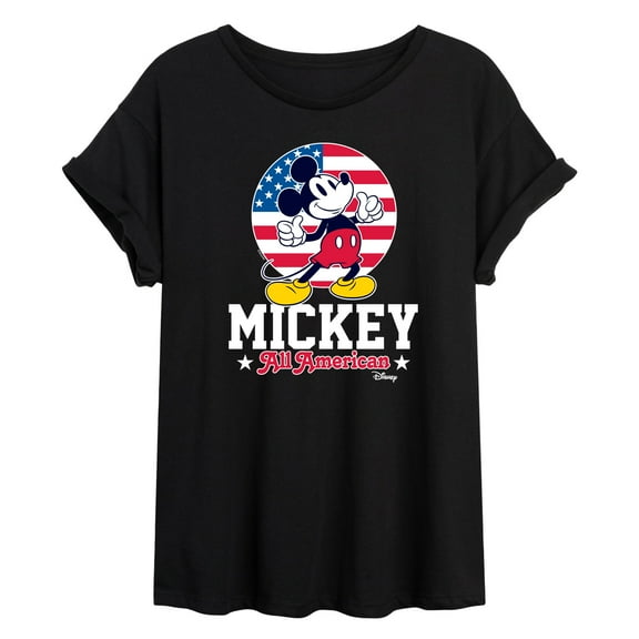 Disney - All American Mickey - Women's Oversized T-Shirt