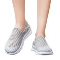 thumbnail image 5 of Willtoo Women's Mesh Slip On Walking Shoes, Lightweight Breathable Sneakers, Wide Toe Casual Loafers, Non Slip Comfortable Summer Shoes, 5 of 5