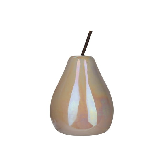 Hazel Pearlescent Ceramic Pear Figurine